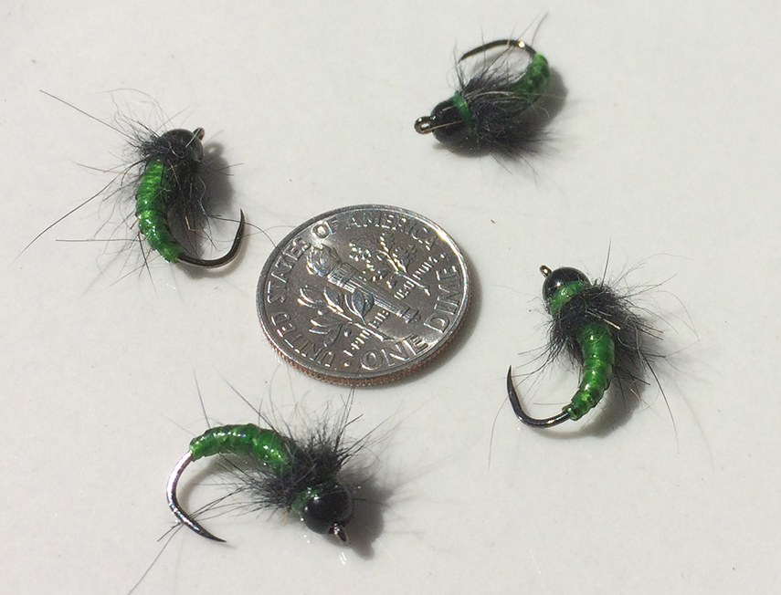 During off periods, caddis pupa such as Rich Strolis' Rock Candy worked